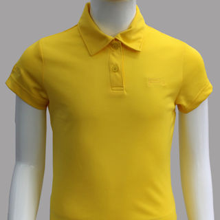 GIRL FITTED POLO YELLOW 