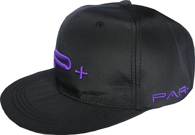 Flat Peak Snap Back Cap Purple Logo